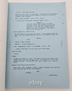 THE SANDLOT / Robert Gunter 1992 Screenplay Cult Classic baseball adventure film