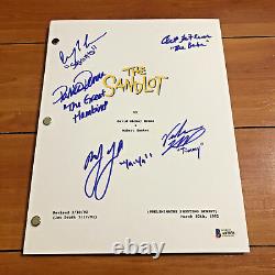 THE SANDLOT SIGNED FULL MOVIE SCRIPT BY 5 CAST MEMBERS with BECKETT BAS COA