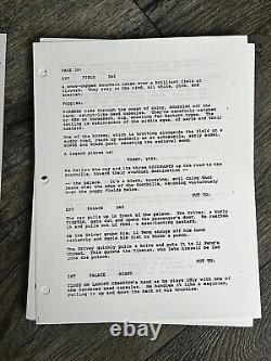 THE SHADOW Movie Script Pulp Hero Final Draft Screenplay with Sketch Art 1991