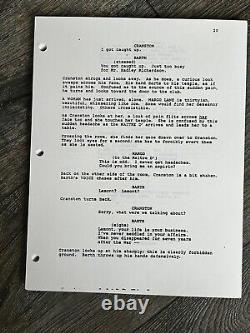 THE SHADOW Movie Script Pulp Hero Final Draft Screenplay with Sketch Art 1991