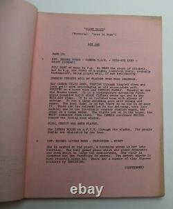 THE STRANGE AND DEADLY OCCURRENCE / Sandor Stern 1974 TV Movie Script Screenplay