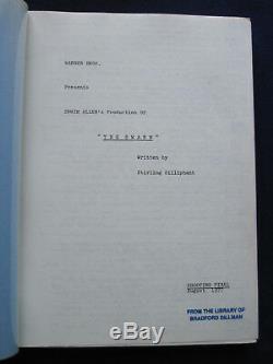 THE SWARM Original HORROR FILM Script Actor BRADFORD DILLMAN'S Copy with Notes