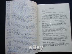 THE SWARM Original HORROR FILM Script Actor BRADFORD DILLMAN'S Copy with Notes