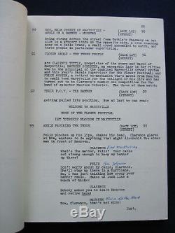 THE SWARM Original HORROR FILM Script Actor BRADFORD DILLMAN'S Copy with Notes