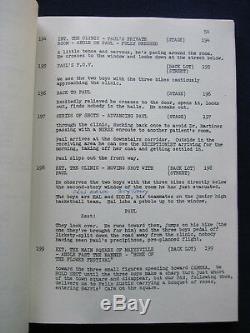 THE SWARM Original HORROR FILM Script Actor BRADFORD DILLMAN'S Copy with Notes