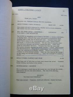 THE SWARM Original HORROR FILM Script Actor BRADFORD DILLMAN'S Copy with Notes