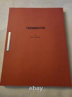 THE TERMINATOR James Cameron 1983 Movie Script Screenplay Arnold Schwarzenegger