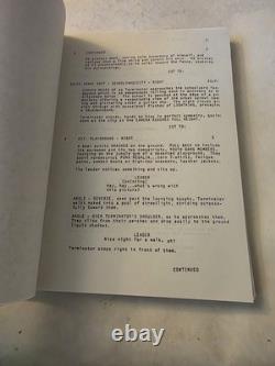 THE TERMINATOR James Cameron 1983 Movie Script Screenplay Arnold Schwarzenegger