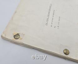 THE TEXAS CHAINSAW MASSACRE 2 / L. M. Kit Carson 1986 Screenplay, Slasher Film