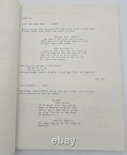THE TEXAS CHAINSAW MASSACRE 2 / L. M. Kit Carson 1986 Screenplay, Slasher Film