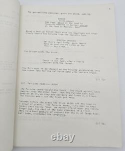 THE TEXAS CHAINSAW MASSACRE 2 / L. M. Kit Carson 1986 Screenplay, Slasher Film