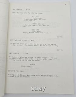 THE TEXAS CHAINSAW MASSACRE 2 / L. M. Kit Carson 1986 Screenplay, Slasher Film