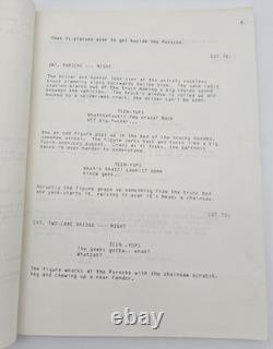 THE TEXAS CHAINSAW MASSACRE 2 / L. M. Kit Carson 1986 Screenplay, Slasher Film