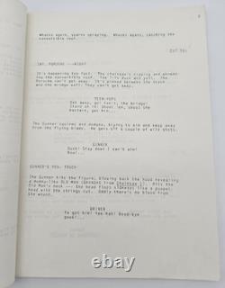 THE TEXAS CHAINSAW MASSACRE 2 / L. M. Kit Carson 1986 Screenplay, Slasher Film