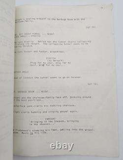 THE TEXAS CHAINSAW MASSACRE 2 / L. M. Kit Carson 1986 Screenplay, Slasher Film