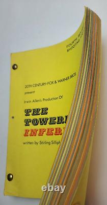 THE TOWERING INFERNO / Stirling Silliphant 1974 Screenplay, Steve McQueen film