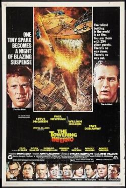 THE TOWERING INFERNO / Stirling Silliphant 1974 Screenplay, Steve McQueen film