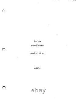 THE TRAP very rare UNPRODUCED MOVIE screenplay by HARMONY KORINE