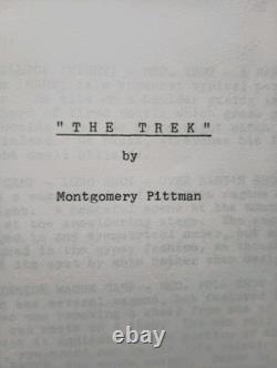 THE TREK (Massacre on the Plains) Unmade Montgomery Pittman Western Movie Script
