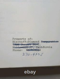 THE TREK (Massacre on the Plains) Unmade Montgomery Pittman Western Movie Script