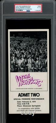 THE WARRIORS / 1979 Special Premiere Movie Ticket, Michael Beck cult film, PSA 4