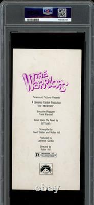 THE WARRIORS / 1979 Special Premiere Movie Ticket, Michael Beck cult film, PSA 4