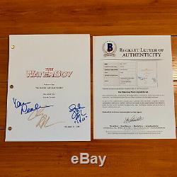 THE WATERBOY SIGNED MOVIE SCRIPT BY 3 CAST MEMBERS with BECKETT COA ADAM SANDLER