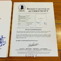THE WATERBOY SIGNED MOVIE SCRIPT BY 3 CAST MEMBERS with BECKETT COA ADAM SANDLER