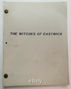 THE WITCHES OF EASTWICK / Michael Cristofer 1985 Screenplay, CHER horror film