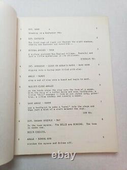 THE WITCHES OF EASTWICK / Michael Cristofer 1985 Screenplay, CHER horror film