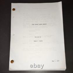 THOMAS CROWN AFFAIR 1997 Original Movie Script Pierce Brosnan Action Thriller