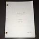 Thomas Crown Affair 1997 Original Movie Script Pierce Brosnan Action Thriller