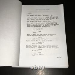 THOMAS CROWN AFFAIR 1997 Original Movie Script Pierce Brosnan Action Thriller