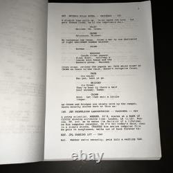 THOMAS CROWN AFFAIR 1997 Original Movie Script Pierce Brosnan Action Thriller THOMAS CROWN AFFAIR 1997 Original Movie Script Pierce Brosnan Action Thriller