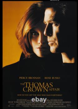 THOMAS CROWN AFFAIR 1997 Original Movie Script Pierce Brosnan Action Thriller
