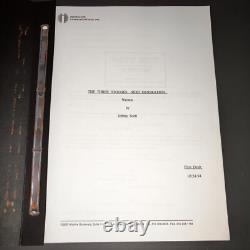 THREE STOOGES NEXT GENERATION 1994 Original Movie Script Interscope Draft COA