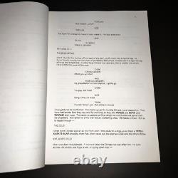 THREE STOOGES NEXT GENERATION 1994 Original Movie Script Interscope Draft COA