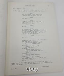 TIME AFTER TIME / Jack Rose 1975 Unproduced Screenplay Movie Script