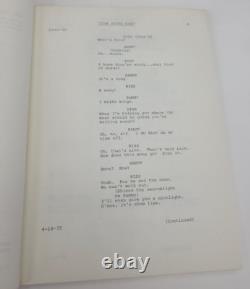 TIME AFTER TIME / Jack Rose 1975 Unproduced Screenplay Movie Script