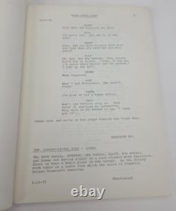 TIME AFTER TIME / Jack Rose 1975 Unproduced Screenplay Movie Script