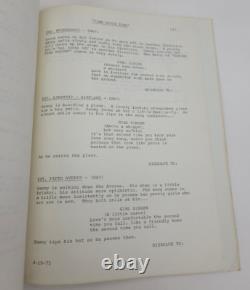 TIME AFTER TIME / Jack Rose 1975 Unproduced Screenplay Movie Script