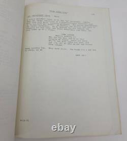 TIME AFTER TIME / Jack Rose 1975 Unproduced Screenplay Movie Script