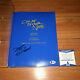 Timothee Chalamet Signed Call Me By Your Name Full Movie Script With Beckett Coa