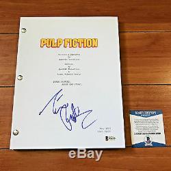 TIM ROTH SIGNED PULP FICTION FULL MOVIE SCRIPT SCREENPLAY with BECKETT BAS COA