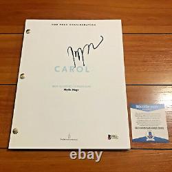 TODD HAYNES SIGNED CAROL FULL MOVIE SCRIPT SCREENPLAY with PROOF & BECKETT BAS COA