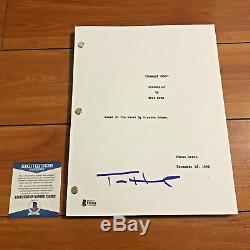 TOM HANKS SIGNED FORREST GUMP FULL 132 PAGE MOVIE SCRIPT with BECKETT BAS COA