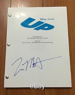 TOM MACARTHY SIGNED PIXAR UP MOVIE SCRIPT SCREENPLAY withEXACT PROOF OF AUTO