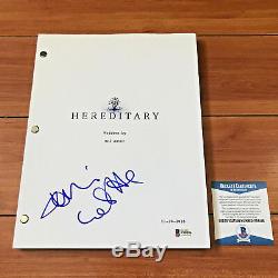 TONI COLLETTE SIGNED HEREDITARY FULL 119 PAGE MOVIE SCRIPT with BECKETT BAS COA