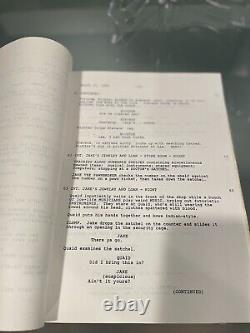 TOTAL RECALL Original Script for the 1990 Film Schwarzenegger