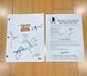 Toy Story Signed Full Page Movie Script By 3 Cast With Beckett Bas Coa Tim Allen